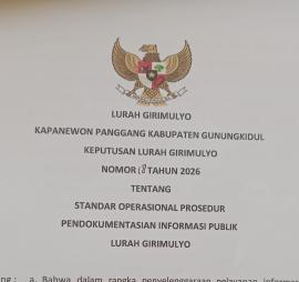 sk SOP Pendokumentasian informasi publik
